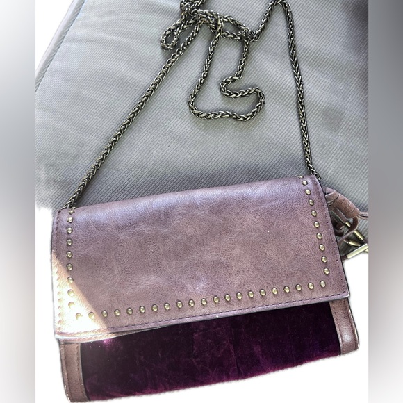 DV by Dolce Vita Handbags - DV for Target Velvet Accent Studded Crossbody Bag with Chain Strap